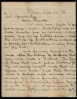 Letter from T. G. Wall to Captain Thomas Sparrow